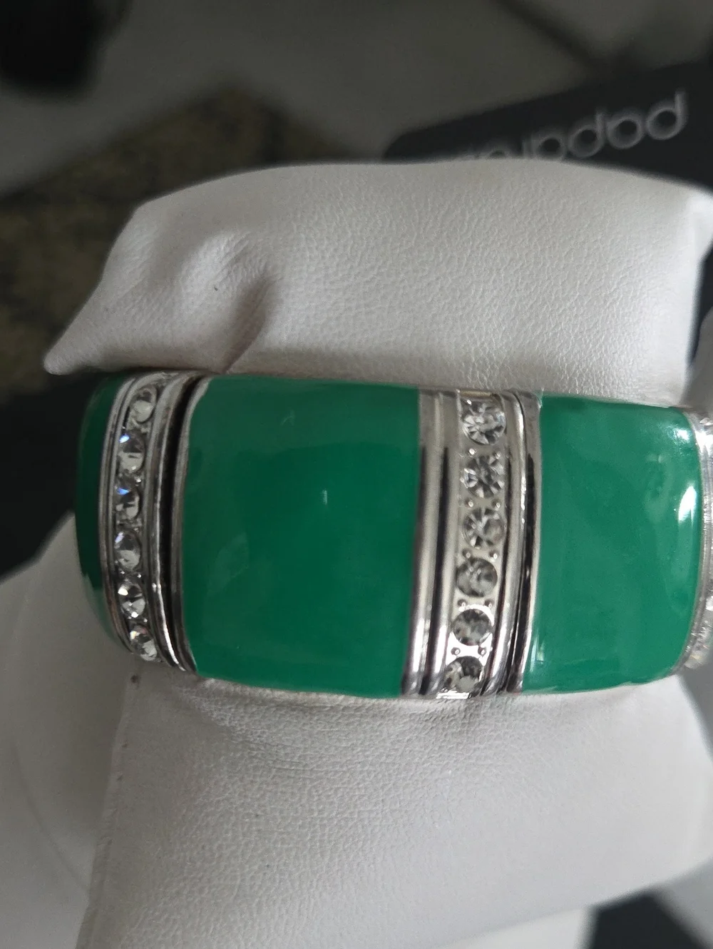 Paparazzi Colored Cameo Green Bracelet NWT